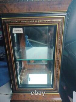 Horchow Creazioni Vitrine Italian Wood Display Case. Rococo style cabinet