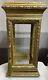 Horchow Vitrine Gold Italian Wood Display Case Rococo Style Cabinet, 1970