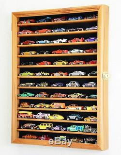 Hot Wheels Matchbox Car Display Cases Wall Rack Cabinet Lockable 98% UV