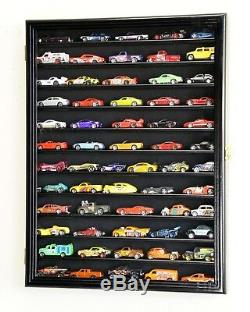 Hot Wheels Matchbox Car Display Cases Wall Rack Cabinet Lockable 98% UV