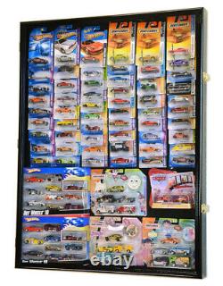 Hot Wheels Matchbox Model Cars Display Case Cabinet for cars in retail box