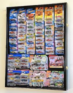 Hot Wheels Matchbox Model Cars Display Case Cabinet for cars in retail box