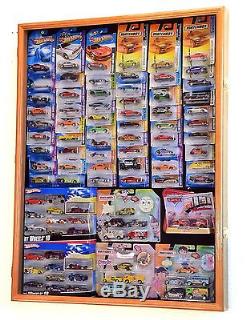 Hot Wheels Matchbox Model Cars Display Case Cabinet for cars in retail box