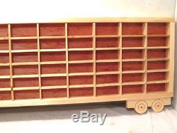 Hot Wheels Matchbox Wood Truck Boys Bedroom Display Case Storage Shelf