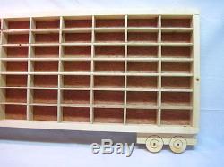 Hot Wheels Matchbox Wood Truck Boys Bedroom Display Case Toy Storage Shelf Decor