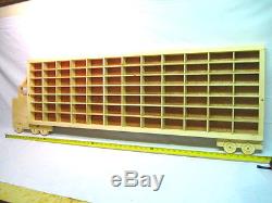 Hot Wheels Matchbox Wood Truck Boys Bedroom Display Case Toy Storage Shelf Decor