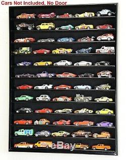 Hotwheels Wood Display Case Matchbox 1/64 Scale Holds 60 Diecast Cars 12 Shelf