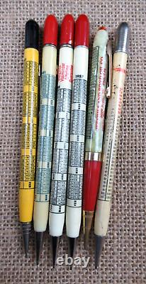 Huge Lot of 125 Vintage Mechanical Pencils with Wood Display Case (Holds 78)