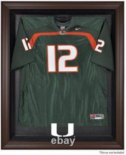 Hurricanes Brown Framed Logo Jersey Display Case Authentic