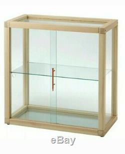 IKEA x VIRGIL ABLOH Glass-Door Cabinet Pine Display Case MARKERAD Off White Art