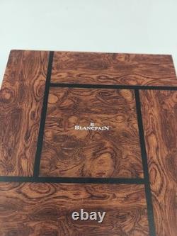 JB Blancpain Wooden Watch Box Display Case Humidor Style No Cushion Read