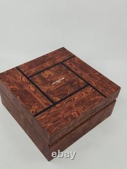 JB Blancpain Wooden Watch Box Display Case Humidor Style No Cushion Read