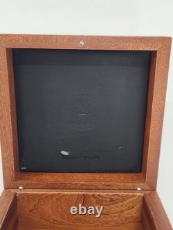 JB Blancpain Wooden Watch Box Display Case Humidor Style No Cushion Read