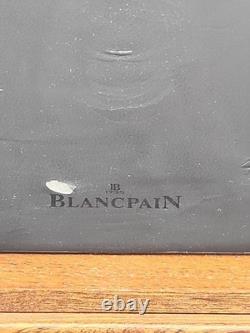 JB Blancpain Wooden Watch Box Display Case Humidor Style No Cushion Read