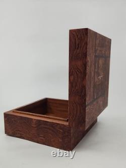 JB Blancpain Wooden Watch Box Display Case Humidor Style No Cushion Read