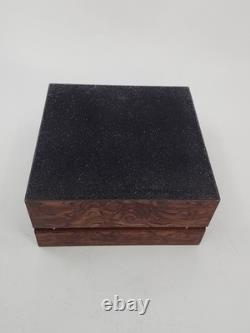 JB Blancpain Wooden Watch Box Display Case Humidor Style No Cushion Read