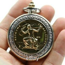 Jack Daniels pocket watch Old No 7 Brand With Wood Display Case