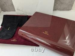Jaeger Lecoultre Wooden Watch Box Display Case with travel pouch & cloth