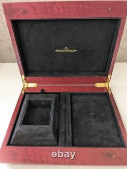 Jaeger Lecoultre Wooden Watch Box Display Case with travel pouch & cloth