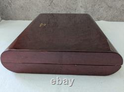 Jaeger Lecoultre Wooden Watch Box Display Case with travel pouch & cloth