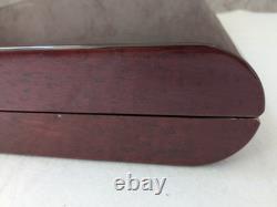 Jaeger Lecoultre Wooden Watch Box Display Case with travel pouch & cloth