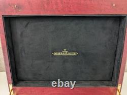 Jaeger Lecoultre Wooden Watch Box Display Case with travel pouch & cloth
