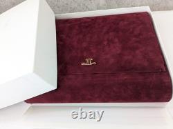 Jaeger Lecoultre Wooden Watch Box Display Case with travel pouch & cloth
