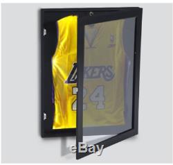 Jersey Frame Display Case Football Baseball Memorabilia Shadow Box Black 32x24