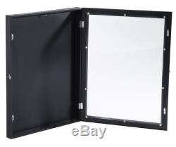 Jersey Frame Display Case Football Baseball Memorabilia Shadow Box Black 32x24