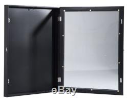 Jersey Frame Display Case Football Baseball Memorabilia Shadow Box Black 32x24