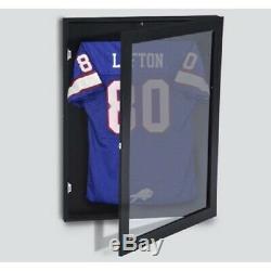 Jersey Frame Display Case Shadow Box Lock Cabinet Shirt Hockey Memorabilia Game