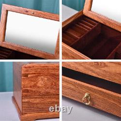 Jewelry Box Gift Case Organizer Storage Velvet Ring Earring Necklace Display