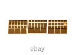 Jewelry Box Large Display Case Lacquered Wood with Glass Lid