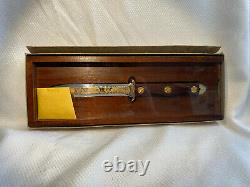 John EK 1941 Comando Honor US Airborne Forces Fixed Blade Knife With Display Case
