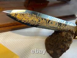 John EK 1941 Comando Honor US Airborne Forces Fixed Blade Knife With Display Case