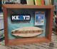 Kelly Slater Ks11 Display Case Wood Surfboard Signed Goodwin Trading Card
