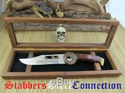Kershaw Knives USA Collectable RARE Beautiful Rams Head Knife & Display Case