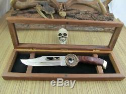 Kershaw Knives USA Collectable RARE Beautiful Rams Head Knife & Display Case