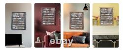 Knife Display Case 14+ Wood Mahogany Pocket Knives Holder Wall Rack Shadow Box