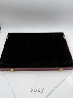 Knife Display Case 21x14 Wood USA Shadow Box America's Legacy E2