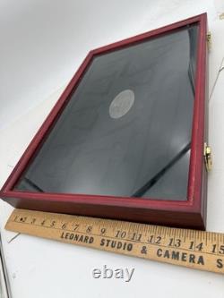 Knife Display Case 21x14 Wood USA Shadow Box America's Legacy E2