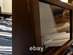Knife Display Case 22+ Wood Black EDC Pocket Knives Organizer Drawer Storage Box