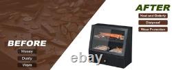 Knife Display Case 22+ Wood Black EDC Pocket Knives Organizer Drawer Storage Box