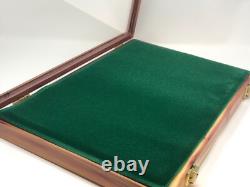 Knife Display Case Arrowheads 18 x 12 Coins Cedar & Green Wood USA Shadow Box