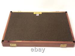 Knife Display Case Arrowheads 18 x 12 Coins Cedar & Green Wood USA Shadow Box