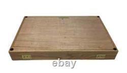 Knife Display Case Arrowheads 18 x 12 Coins Oak Solid Wood Glass USA Shadow Box