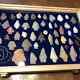 Knife Display Case Arrowheads 18 X 12 Maple & Blue Pin Medal Wood Usa Shadow Box