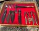 Knife Display Case Arrowheads 24 X 18 Cherry Solid Wood Usa Made Lock Shadow Box