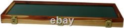 Knife Display Case Dagger Medal Coins 25 x 9 Cedar & Green Wood USA Shadow Box