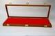 Knife Display Case Dagger Medal Coins 25 X 9 Cherry & Red Wood Usa Shadow Box